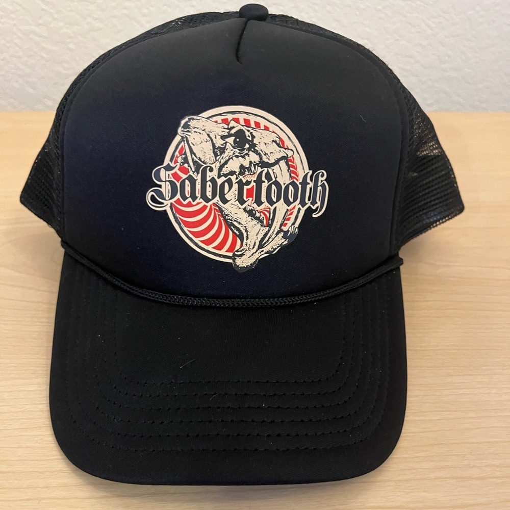 Sabertooth Tour Black Trucker Hat